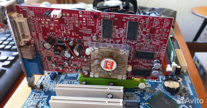 Socket 478 м/б +процессор+512 озу+ видеокарта