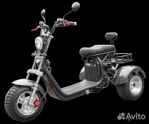 Трицикл Citycoco Скутер электро