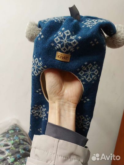 Шапка шлем зимний новый шерсть киват