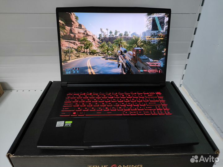 Игровой Ноутбук MSI 15.6 RTX 3060 и i7 10750H