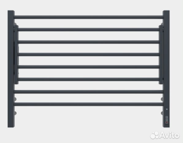 Горизонт полотенцесушитель электрический черный