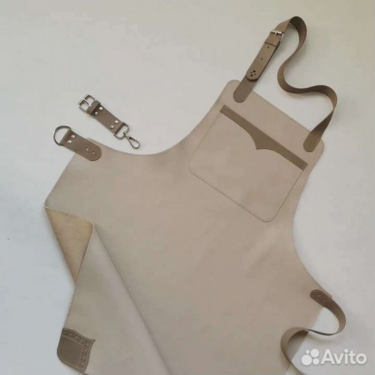 Фартук в тубусе. Нат.кожа