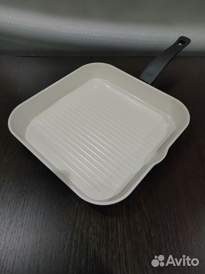 Сковорода-гриль Delimano квадратная 28х28 новая