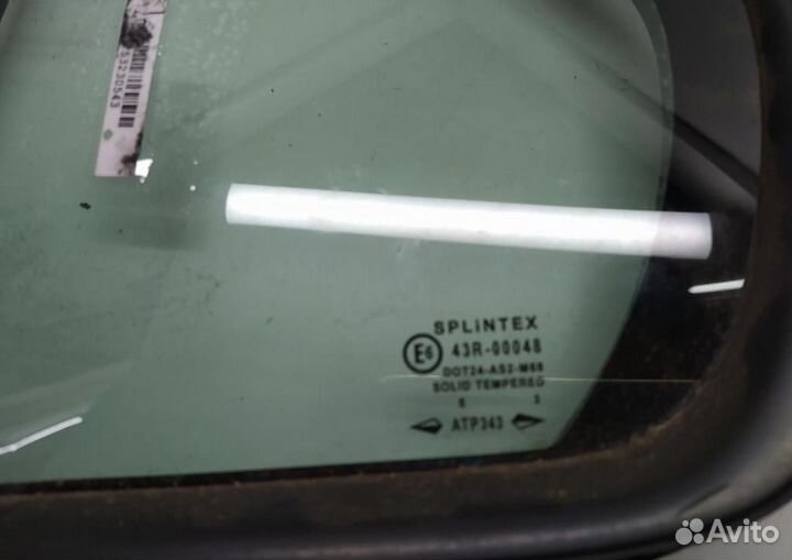 Стекло двери задней левой (форточка) Rover 45