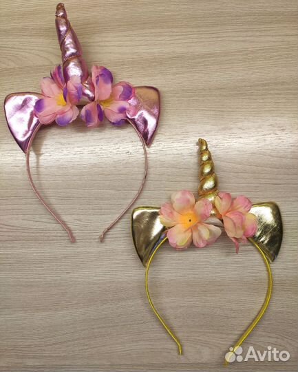 Ободки детские обручи праздничные для девочек