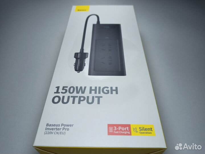 Инвертор 12 24 на 220 Baseus 150 Ватт
