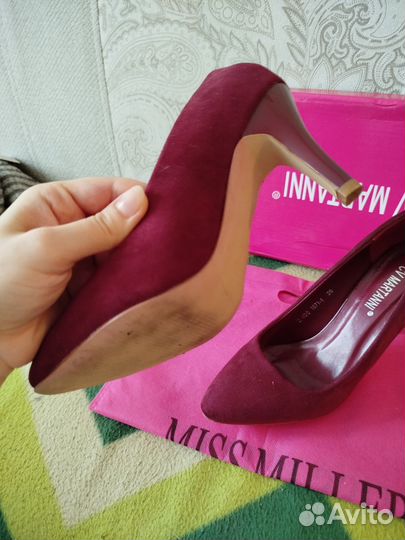 Туфли женские 36 размер красные