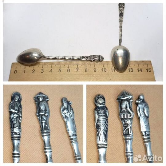 Ложечки - Vietnam - Вьетнам - Серебро 875 Винтаж
