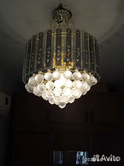 Люстра потолочная бу