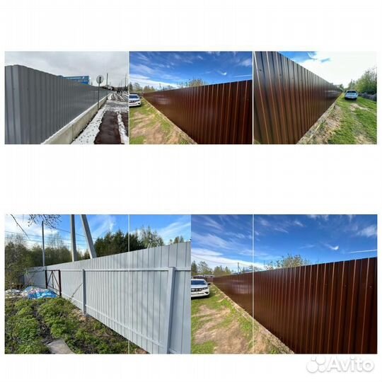 Ворота из профнастила