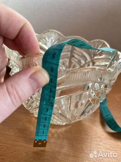 Конфетница хрустальная