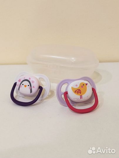 Соски пустышки силиконовые Philips Avent