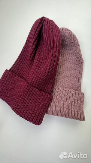 Шапка, снуд, шарф, бактус из мериноса