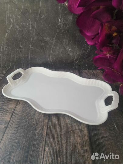 Фарфоровый поднос, сервировочное блюдо