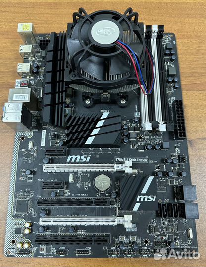 Плата MSI 970A SLI Krait Edition+AMD5200 Dual core