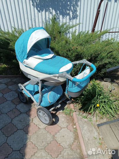 Детская коляска2 в 1 эко кожа