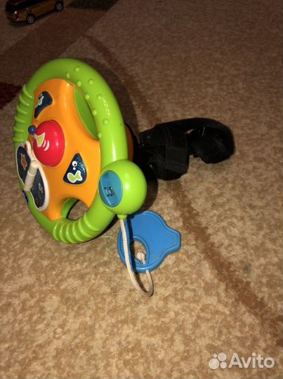 Сортер,кубики,руль,пазлы