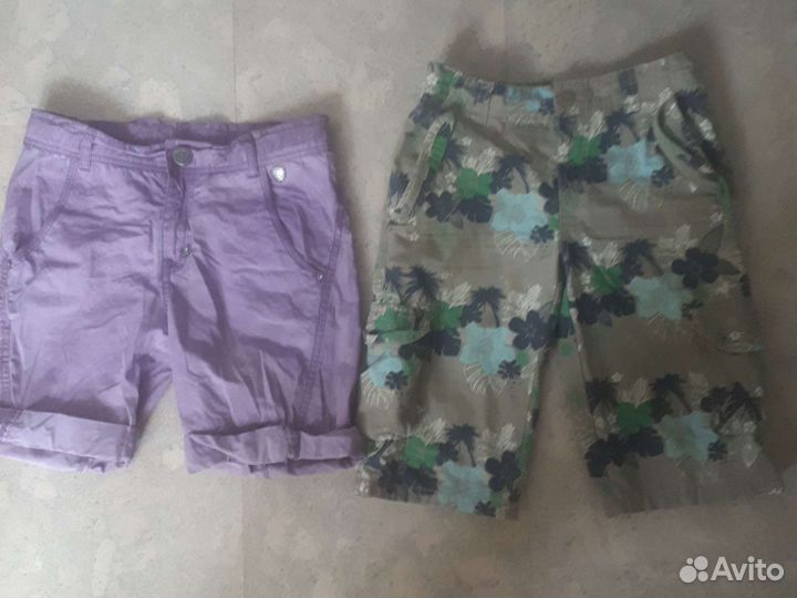 Шорты и рубашки р.122 -146
