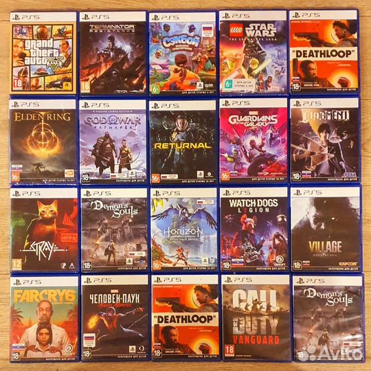 Диски Игры PS 5,4,3 xbox Большой Выбор. Гарантия