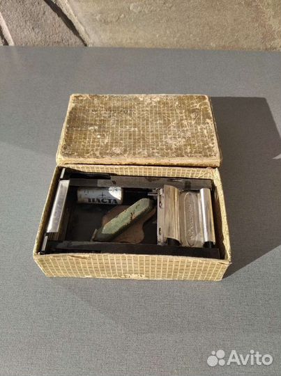 Прибор для заточки правки лезвий Мосштамп с пастой