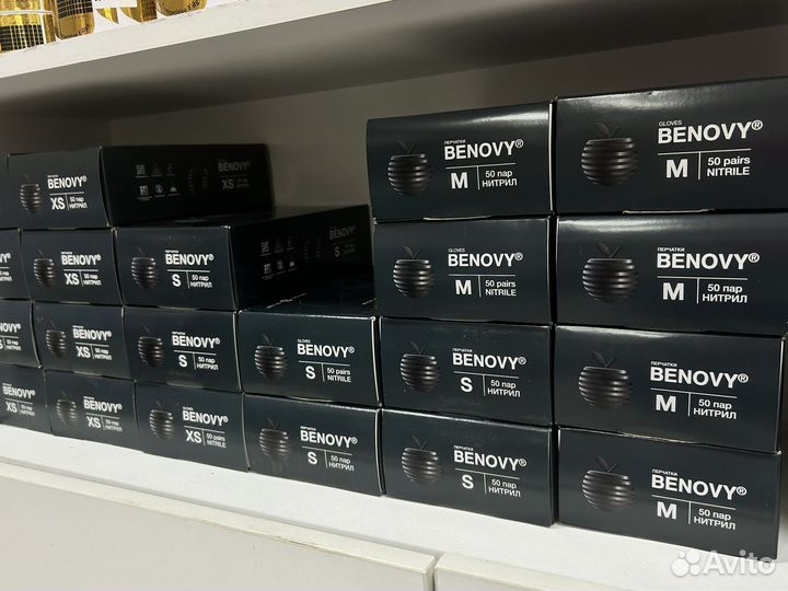 Benovy Перчатки нитриловые 50пар