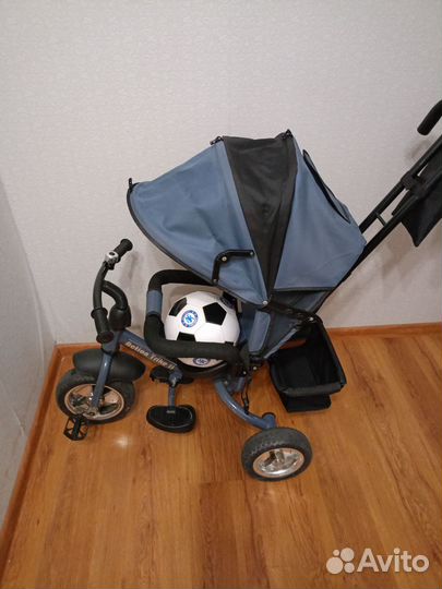 Велосипед коляска с ручкой