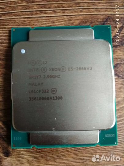 Проц Intel xeon E5-2666v3