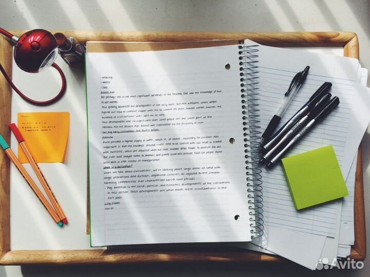 Написание конспектов/лекций