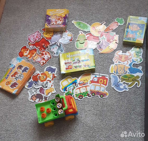 Машина грузовик пазлы