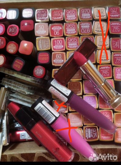 Помады разные loreal, maybelline