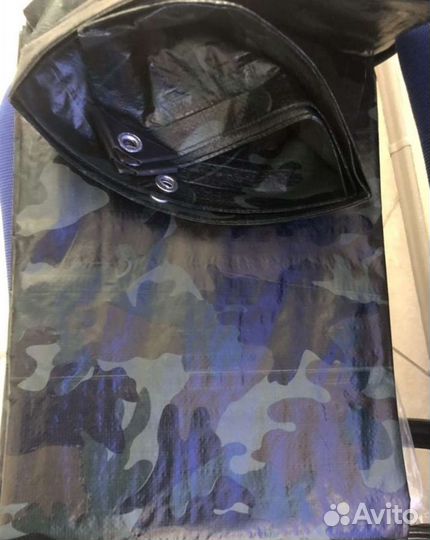 Тент укрывной камуфляж люверсы