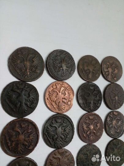 Денга 1731-53 и полушка