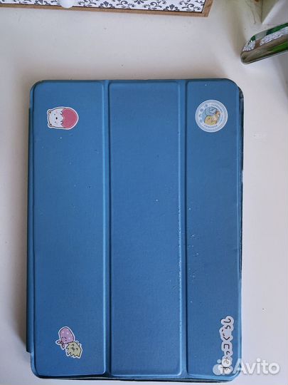 Чехол кейс голубой для iPad