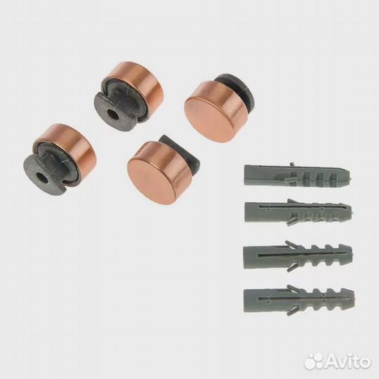 Комплект держателей зеркала 101, цвет медь (4шт.)