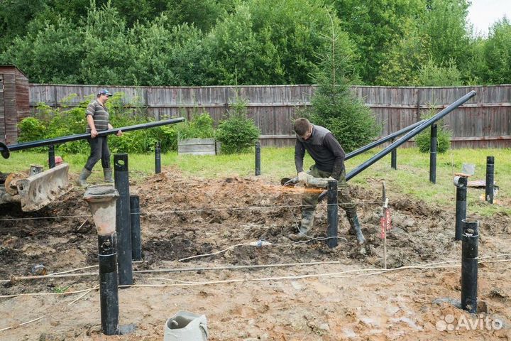 Винтовые сваи ф57