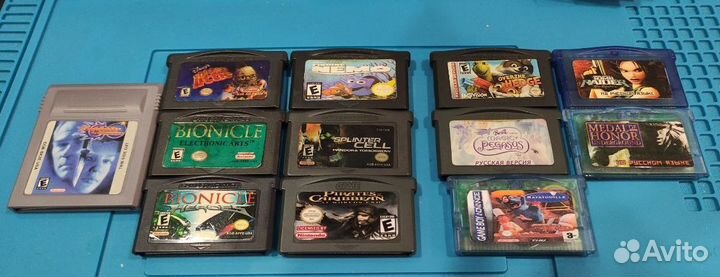 Картриджи для game boy advance, sp, Nintendo DS