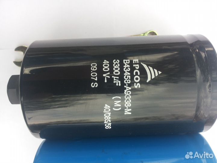 Конденсаторы 3300мкФ 400В 2шт и 100мкФ 1100 В