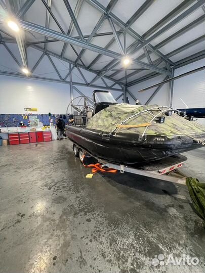 Аэролодка Пиранья-4 на коверне