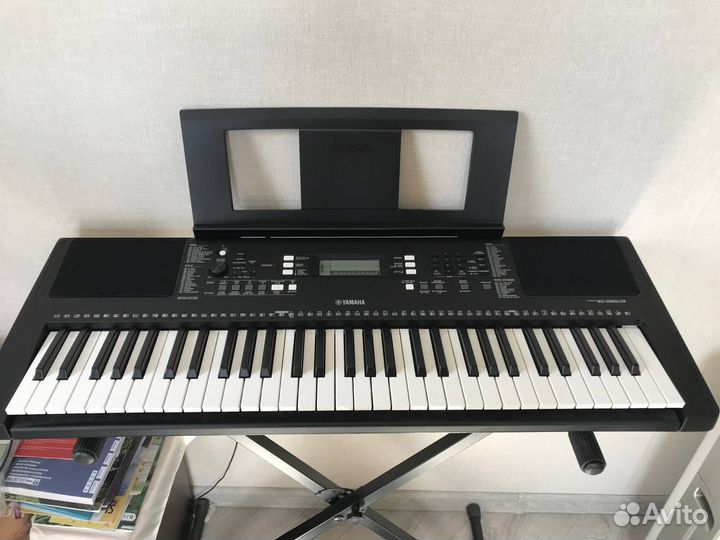 Синтезатор Yamaha PSR E363 (опора и чехол)