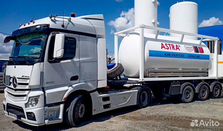 Astra-16k, криогенная цистерна транспортная Цтк