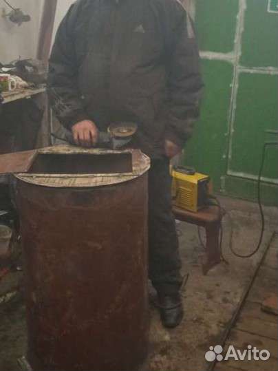 Печь буржуйка для гаража