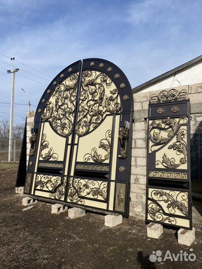 Ворота кованые 04.02