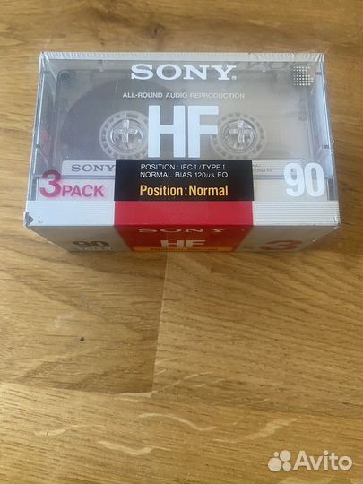 Аудиокассеты новые запечатанные sony