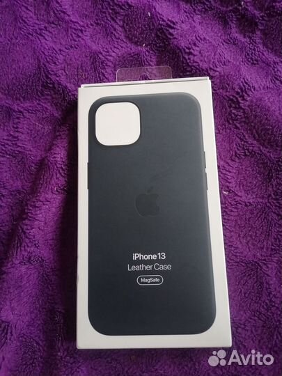 Чехол на iPhone 13 кожаный оригинал