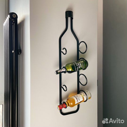 Бутылочница на стену / держатель для бутылок