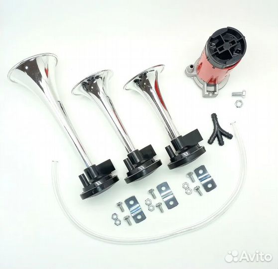 Сигнал звуковой воздушный (3-х рожковый)