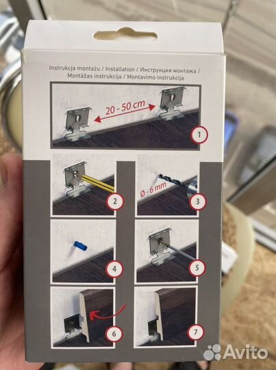 Клипсы для установки мдф плинтуса