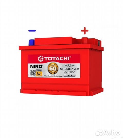 Аккумулятор Totachi 60 а/ч Новый