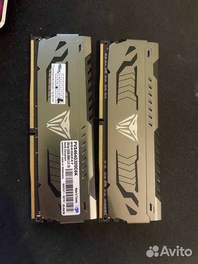 DDR4 64GB 2x32GB 3200 16 Patriot Viper steel