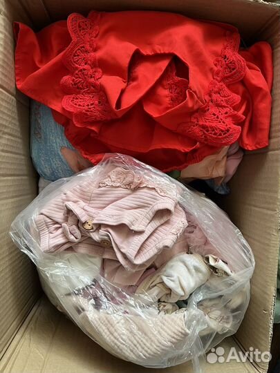 Детские вещи пакетом на девочку с 56 по 68
